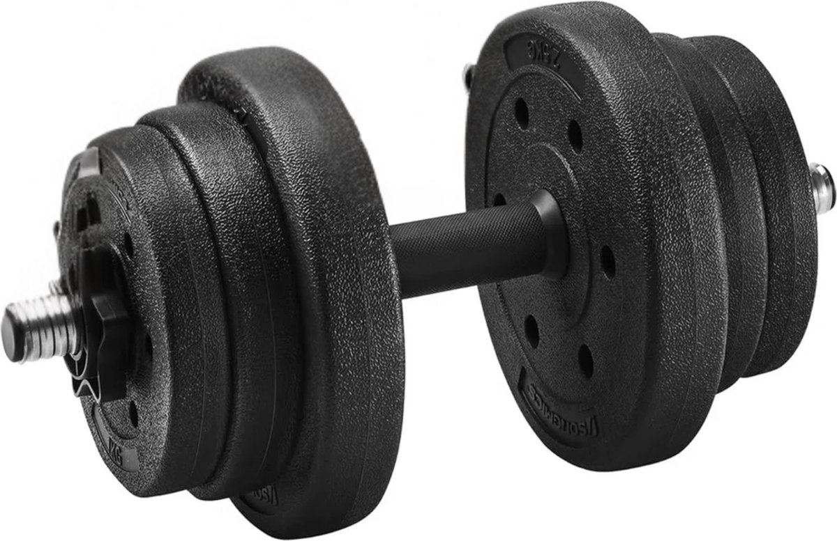 Lifepro PowerUp Halterset met verstelbare gewichten, fitnessapparatuur voor gewichtheffen, krachttraining, spieropbouw, core fitness, lichte 2-delige set van 2 halters, 1,1 kg - 6,8 kg