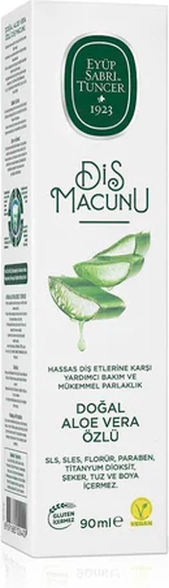 Goedkoopste Eyüp Sabri Tuncer – 100 Plantaardige Tandpasta met Natuurlijke Munt – 90 ml – 100 Vegan – Glutenvrij