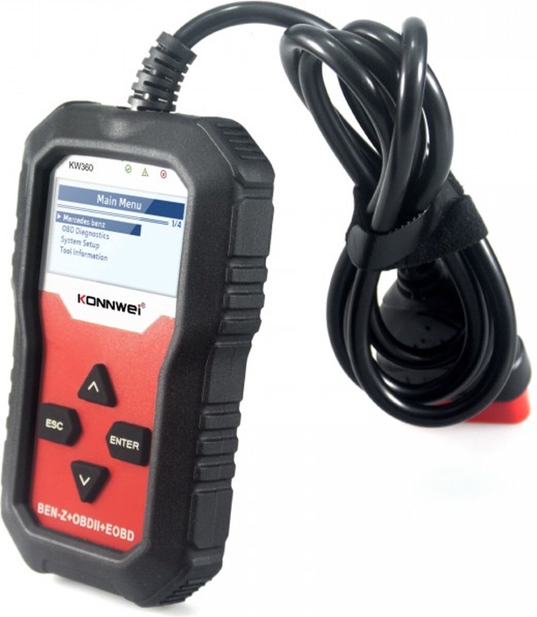 Konnwei Kw360 12v Volledige Systeem Diagnostische Scanner Voor Mercedes Benz