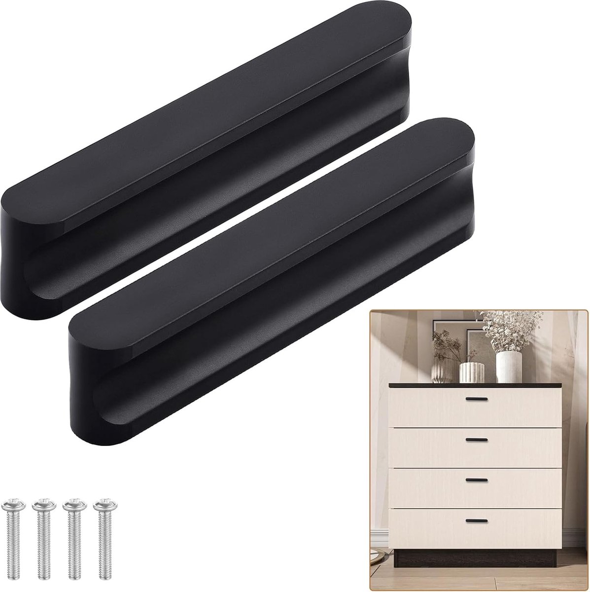 10 stuks rechte kasthandgrepen -moderne kastdeurgrepen ladehandgrepen -meubeldeurhandgrepen voor thuis -keuken -slaapkamer -gatafstand van 64 mm