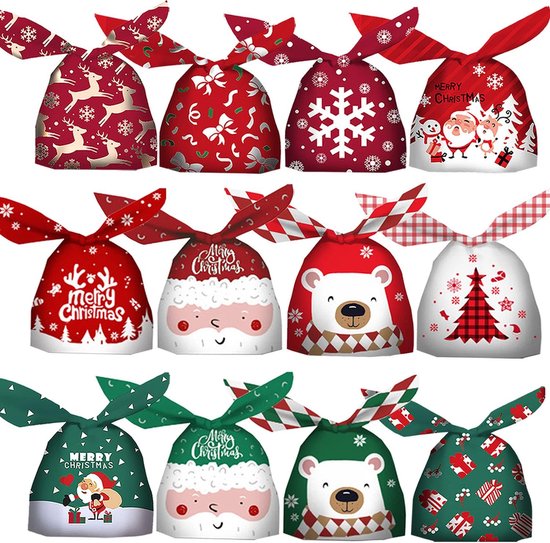 Christmas Goods decoratie kerststrik rood 3 stuks
