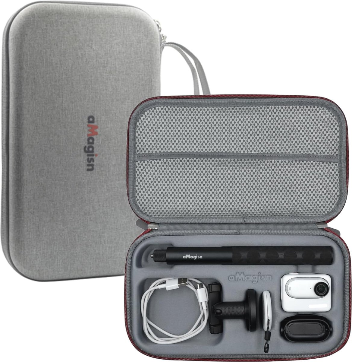Draagbare Opbergtas voor Sportcamera's - Compacte EVA Case Geschikt voor Insta360 GO - Bescherming en Toebehoren