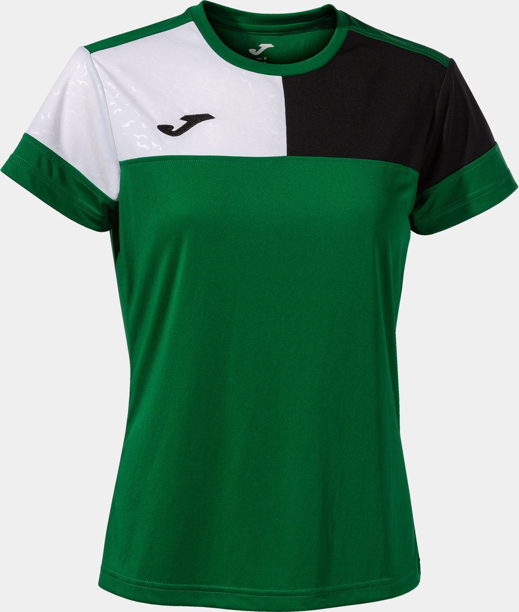 Joma Crew V T-shirt Met Korte Mouwen Groen XL Vrouw