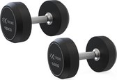 Bol.com Xtreme Fitness Rubber Dumbbell 16kg (set) - Set van 16kg Rubber Dumbbells voor Spieropbouw aanbieding