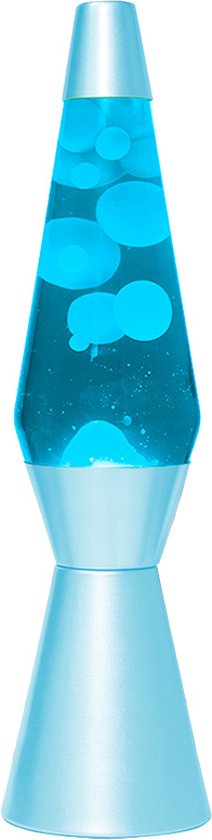 I-TOTAL® Magma lavalamp, 40 cm (vloeibaar blauw/witte was 1
