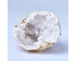 Ongeopende Geode Ruw 60 Gram – Natuurlijke Kristalsteen Holte - Geode ruwe steen - Perfect cadeau voor vrouwen - Inclusief uitleg - Verrassing - Balans - Harmonie - Spirituele Energie - 100% natuurlijk - zelf openen - verassing