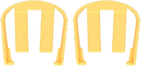 2 Stuks Auto Wasmachine C Clip, Wasstraat Machine Snelkoppeling Gesp Hogedrukreiniger Vervanging Deel voor K2 K3 K7 Hogedrukreiniger(Geel
