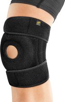 Bracoo KP30 Kniebrace met Baleinen - Verstelbare Kniebandage - Patellabrace - Patella ondersteuning - Ademend Knieband - Zwart