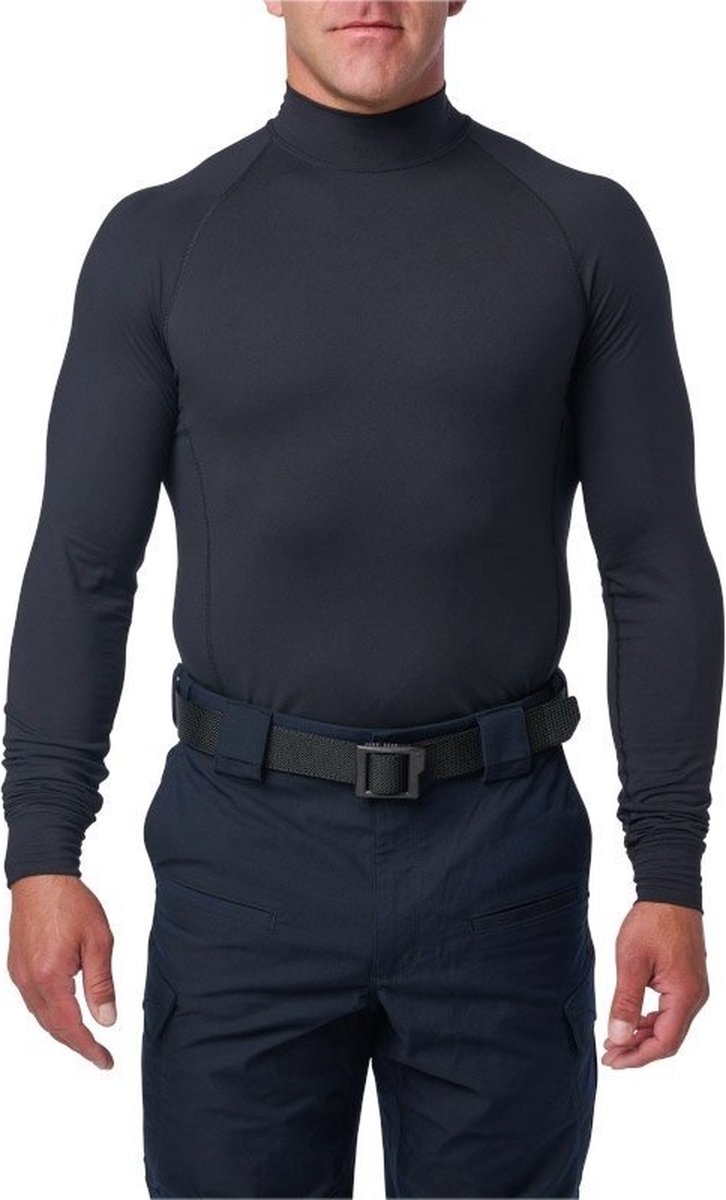 5.11 Tactical Mock Neck Long Sleeve Top Midnight Navy