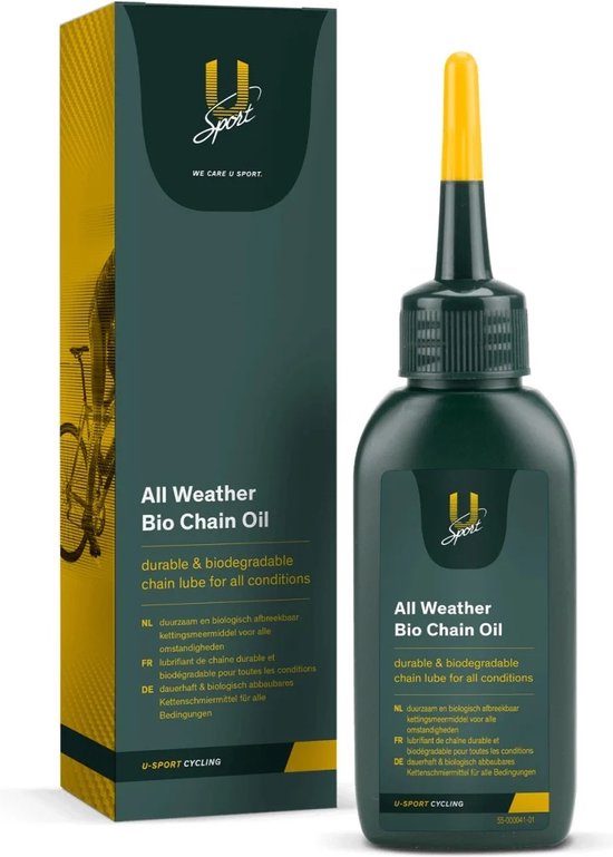 U-Sport All Weather Bio Chain Oil - 50 ml - Biologische Kettingolie - Voor alle weersomstandigheden - Race, MTB & Gravel — afbeelding 2