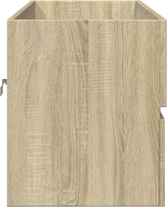 vidaXL Wastafelkast 100x38,5x45 cm bewerkt hout artisanaal eikenkleur vidaXL Wastafelkast 100x38,5x45 cm bewerkt hout artisanaal eikenkleur