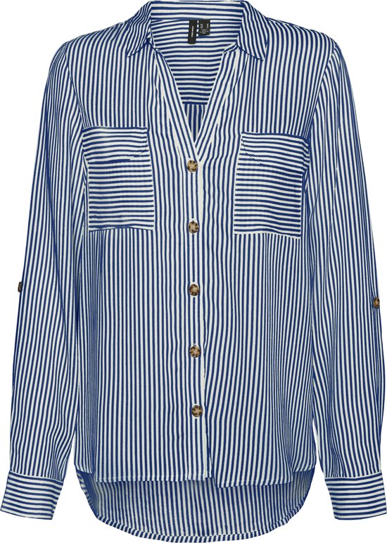 Vero Moda Vmbumpy-Maglietta S/S Wvn Ga Noos Camicia a Maniche Corte Donna