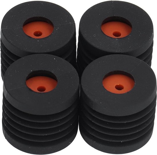 Schijfmagneet met rubber coating 16,8 mm, dikte 9,4 mm