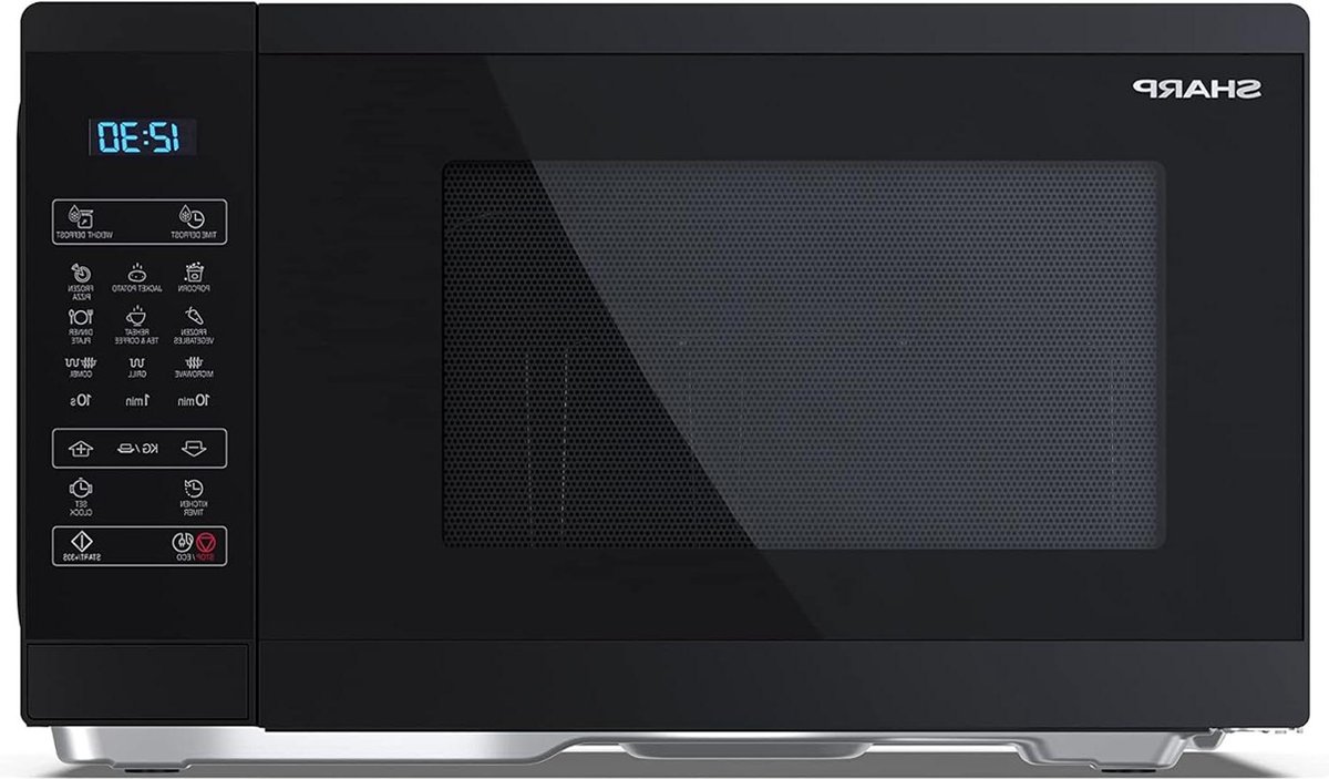 Magnetron met grill 900W-1000W 11 standen ontdooifunctie 472 x 28 x 345 cm zwart