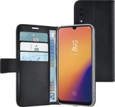 Azuri Samsung Galaxy A70 hoesje - Walletcase - Zwart