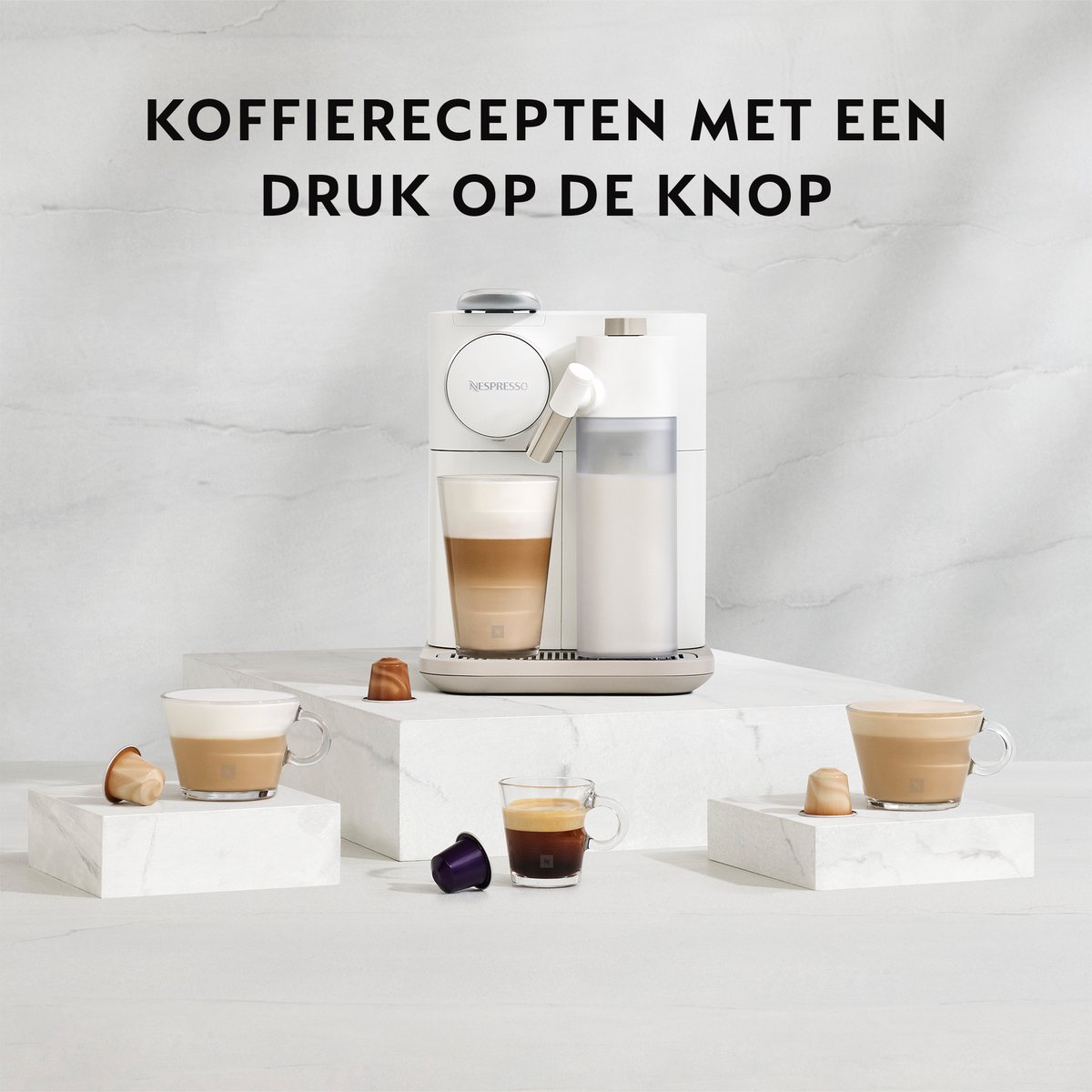 De'Longhi Nespresso Gran Lattissima EN640.B - Koffiecupmachine - Zwart thumbnail 7