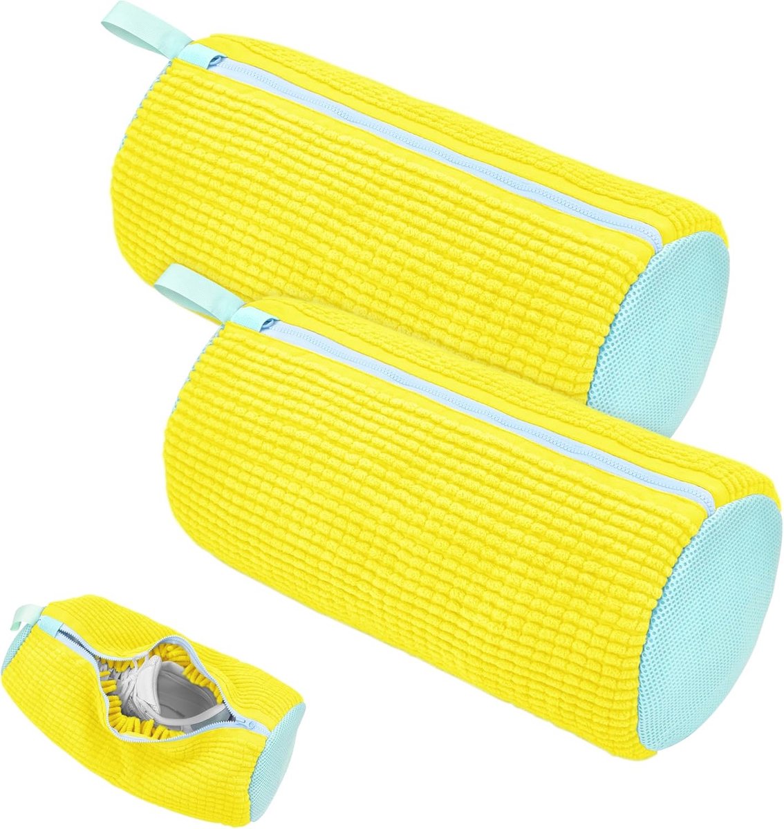 Goedkoopste Schoenenzak voor de wasmachine - 360° bescherming, duurzaam en herbruikbaar - Geschikt voor heren-, dames- en kinderschoenen