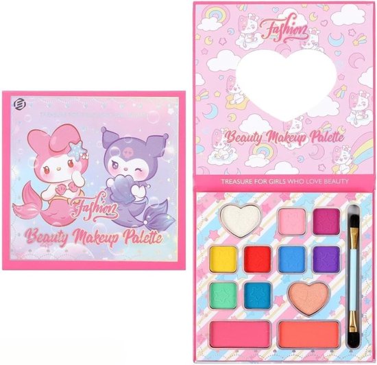 Wasbaar make-up speelgoed voor meisjes nagellak kinderen met etui voor meisjes, kinderen meisje make-up