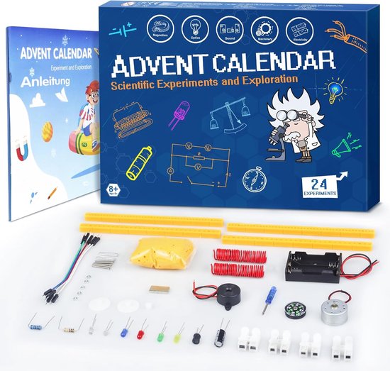 Adventskalender Kinderen - Cadeau voor Kinderen - Cadeau voor de Feestdagen - Adventskalender