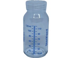 Sterifeed Moedermelk Bewaarflessen - glas - 120 ml - set van 10 stuks