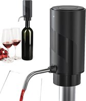 Elektrische wijnbeluchter, elektrische wijnkaraf en one-touch wijnkaraf- schenker voor rood en wit, slimme wijnbeluchter en dispenser met oplaadbare USB voor reizen, thuis en bar