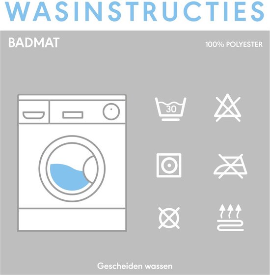 Sealskin Cosima - Tapis de toilette 57x60 cm - 100% Polyester recyclé - Blanc cassé