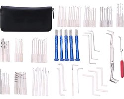 69-delige multifunctionele lock-pick-set voor beginners en professionals - Complete toolkit voor sloten openen