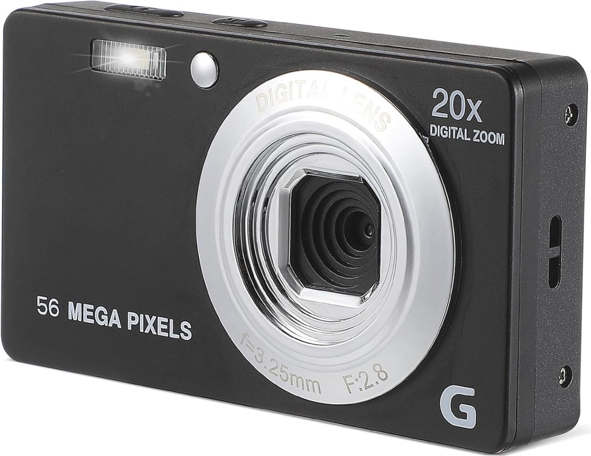 Digitale Videocamera voor Vloggen en Video-opnames - Compact en Gebruiksvriendelijk