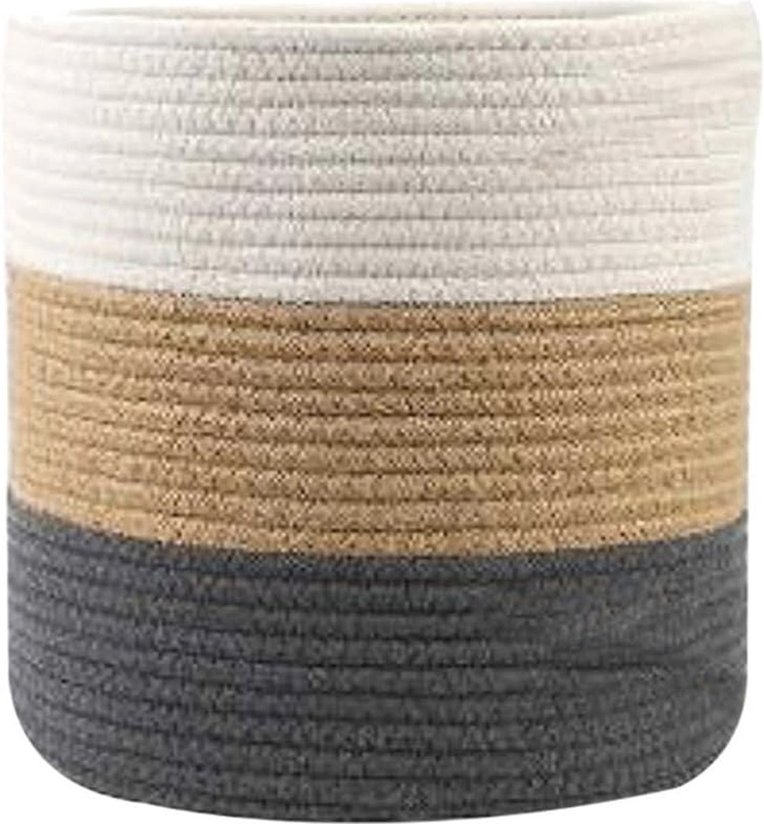 Goedkoopste Katoenen Touw Opbergmand Geweven Mand voor Planten en Kleding