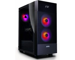 AMD Ryzen 7 5700X / RTX 5060 8-Core High-End Gaming PC met Temperatuur Display en MESH Front - GeForce RTX 5060 8GB - 32GB RAM - 1TB M.2 SSD - WiFi - Gamdias Aura GC5