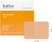 Pansement silicone Scarban Light 5 x 7,5 cm | réduit les cicatrices et les plaintes liées aux cicatrices | patch cicatriciel