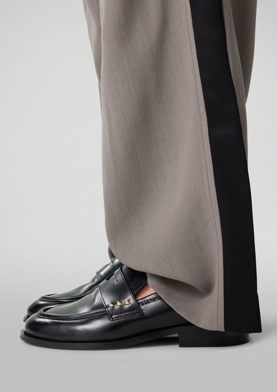 Sacha - Femme - Mocassins penny en cuir noir - Taille 42