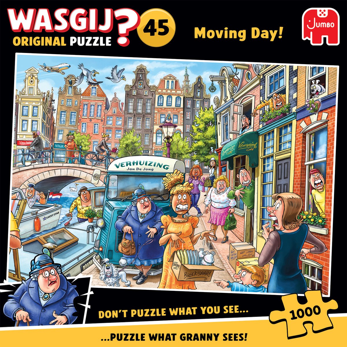 Wasgij Original 45 - Verhuisdag! - 1000 stukjes puzzel - Legpuzzel — afbeelding 3