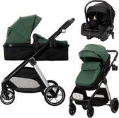 Lorelli Aspen Green 3-in-1 Combi Kinderwagen incl. i-Size Autostoel