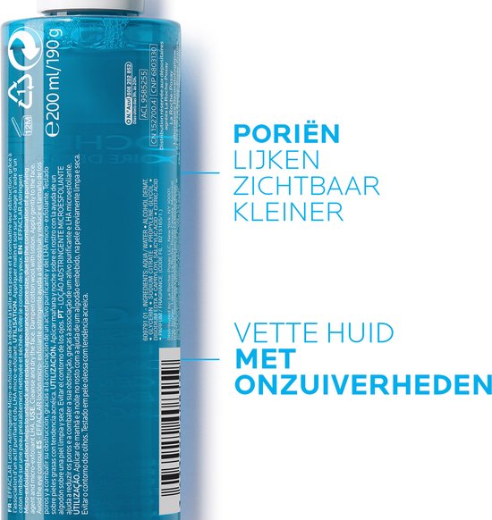 La Roche-Posay Effaclar micro-exfoliërende adstringerende lotion 200ml