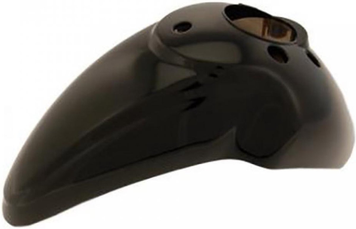 voorspatbord één voor scooter piaggio 50 liberty 2004 tot 2008 zwart nieuw
