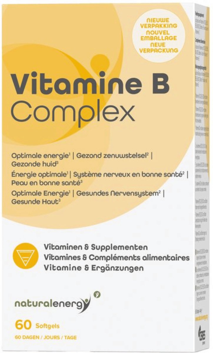 Goedkoopste Vitamine B Complex | 60 Softgels met Alle 8 B Vitaminen in 1 – Bij Vermoeidheid en Moeheid (8) – Natuurlijke Energie (1) – Voedingssupplement Zonder Bewaarmiddelen