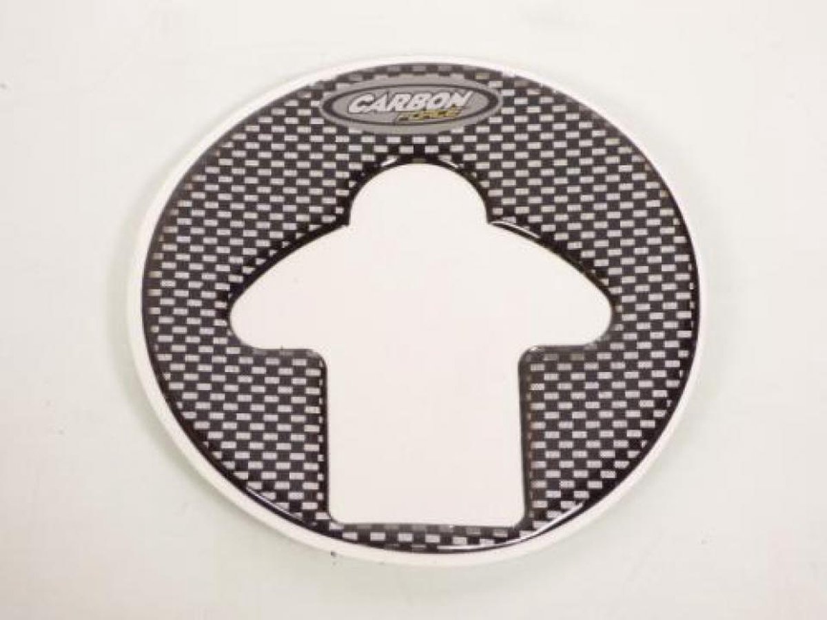 stickers beschermkap carbon 80mm voor motorfiets nieuw