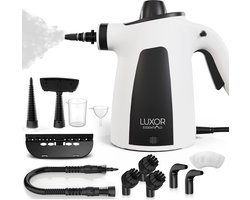 Luxor Essentials® 15 Delige Stoomreiniger - Vlekkenreiniger - Handstoomreiniger - 3.5 Bar - Extra Krachtig - 5 Meter Stroomkabel Luxor Essentials® 15 Delige Stoomreiniger - Vlekkenreiniger - Handstoomreiniger - 3.5 Bar - Extra Krachtig - 5 Meter Stroomkabel