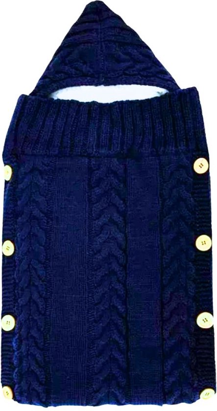 BonBini's® - baby voetenzak - voor Autostoel en Kinderwagen - DarkBlue - Comfortabel