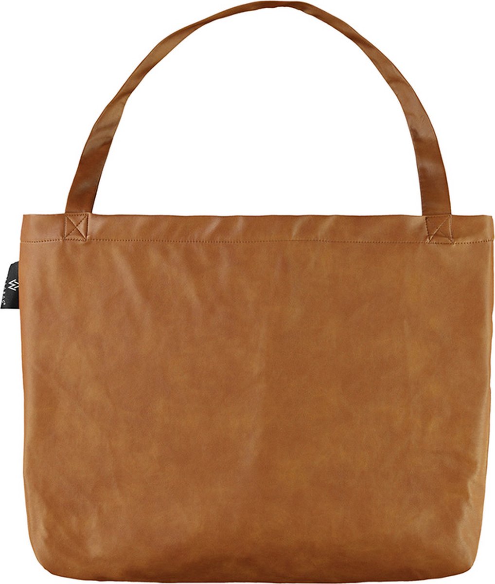 Wallabag - Tote Bag - Luiertas - Shopper - Mom Bag Vintage Leather Brown