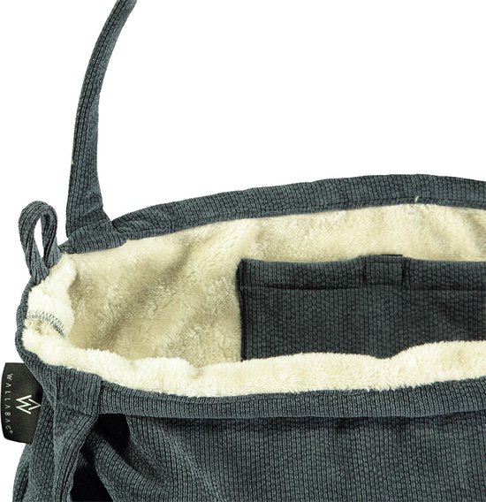 Wallabag Structure Corduroy Black van WALLABAG — afbeelding 3