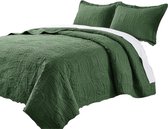 ROOM99 Feel Elegante sprei in poederroze, 220 x 240 cm, veelzijdig deken, bedsprei of banksprei, sprei voor bed en bank, quilt, stijl