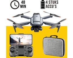 Killerbee X1 SE Sky Predator - Drone met dubbele camera - 4 batterijen 52 min vliegtijd - brushless motoren en obstakelontwijking - geschikt voor kinderen en volwassenen