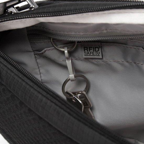 Sac Bandoulière Pacsafe Vibe 325 – 10L, Antivol, Polyester Recyclé Noir