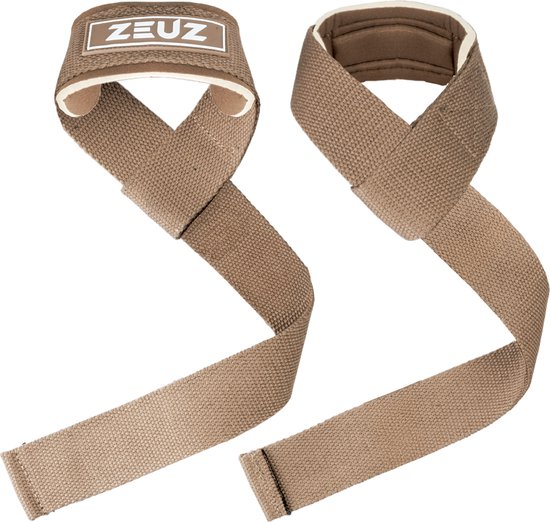 Sangles De Levage SINOVATI - 100% Coton - Pour Traction, Musculation - Renforce La Prise - 60 Cm