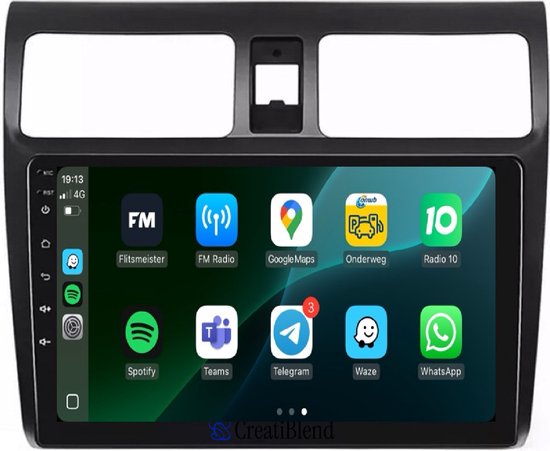 Carplay geschikt voor Suzuki Swift 3 2003 – 2010 | Apple & Android Carplay | 2GB & 32GB | Autoradio met navigatie | Radio scherm | 2003 2004 2005 2006 2007 2008 2009 2010