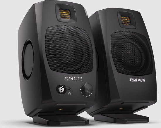 Adam Audio D3V Zwart - Actieve studio monitor set