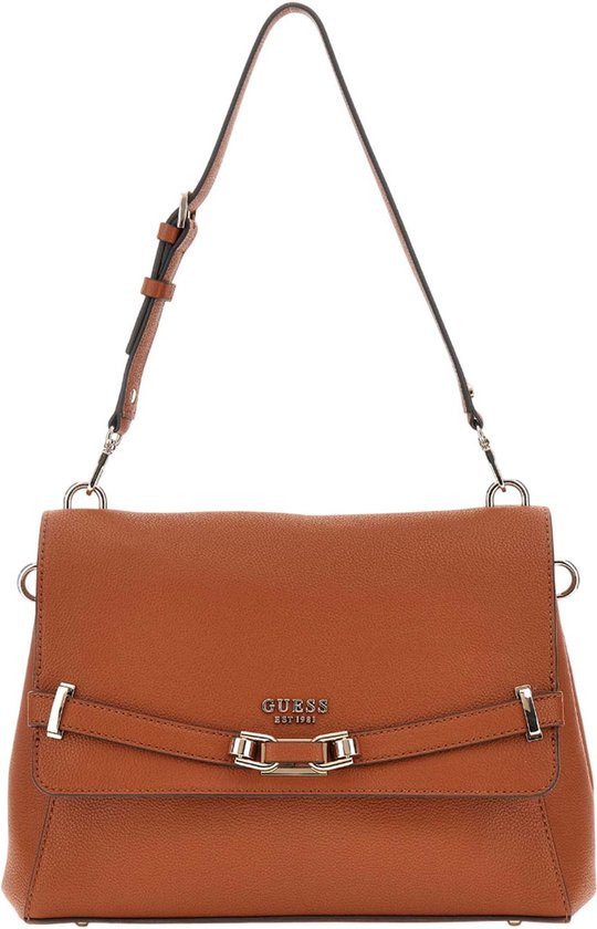GUESS CAMDEN SHOULDER BAG WB930818 NATUREL/COGNAC
