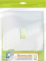 Tonic Studios - Card Blank Layering Dies - Bowscale 1215E.